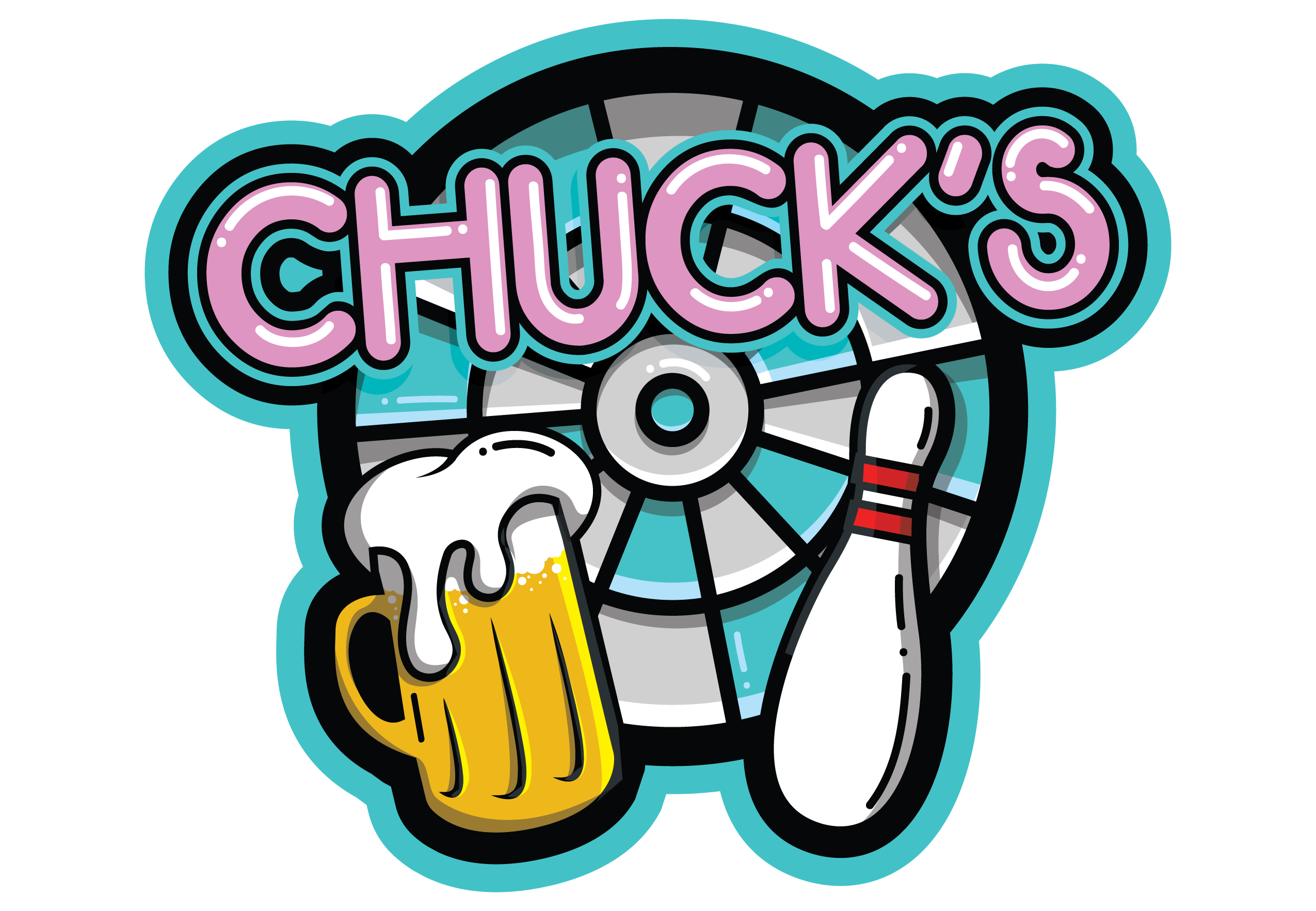 CHUCKS LOGO BLUE STROKE